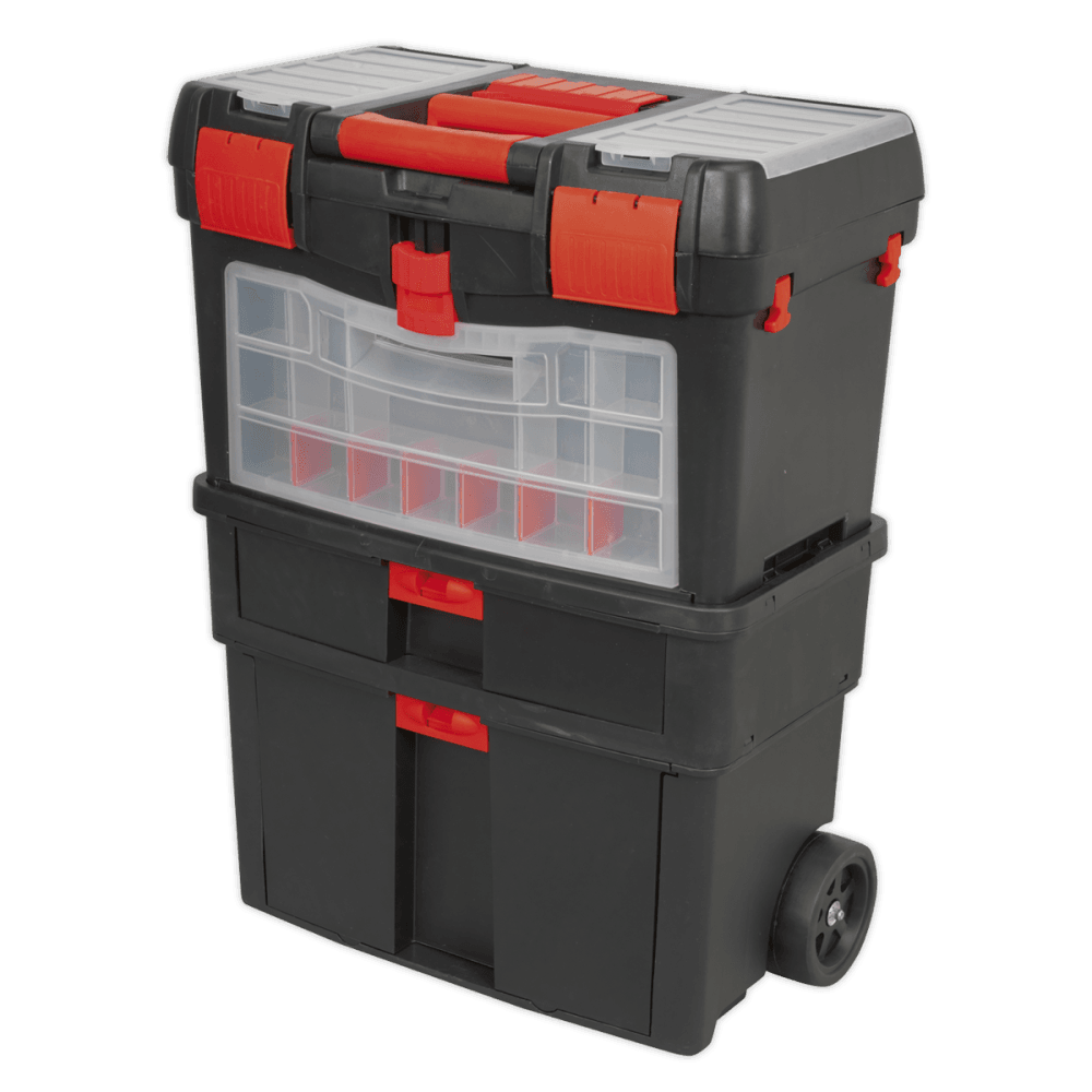 Sealey Mobile Tool Chest with Tote Tray & Removable Assortment Box Model No-AP850
