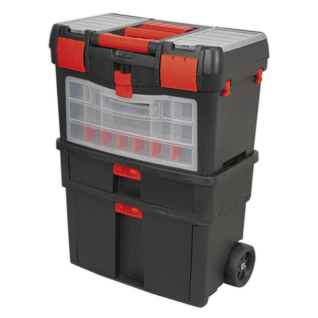 Sealey Mobile Tool Chest with Tote Tray & Removable Assortment Box Model No-AP850