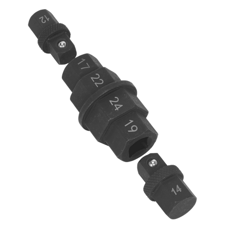 Sealey Motorcycle Spindle Tool 17, 19, 22 & 24mm Model No-MS008