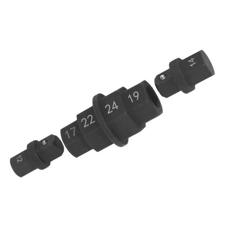 Sealey Motorcycle Spindle Tool 17, 19, 22 & 24mm Model No-MS008