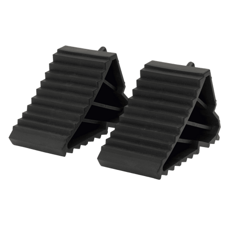 Sealey Composite Wheel Chocks 0.3kg - Pair Model No-WC09