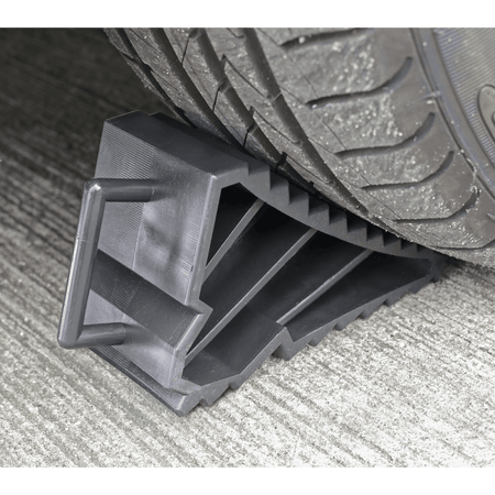 Sealey Composite Wheel Chocks 0.3kg - Pair Model No-WC09