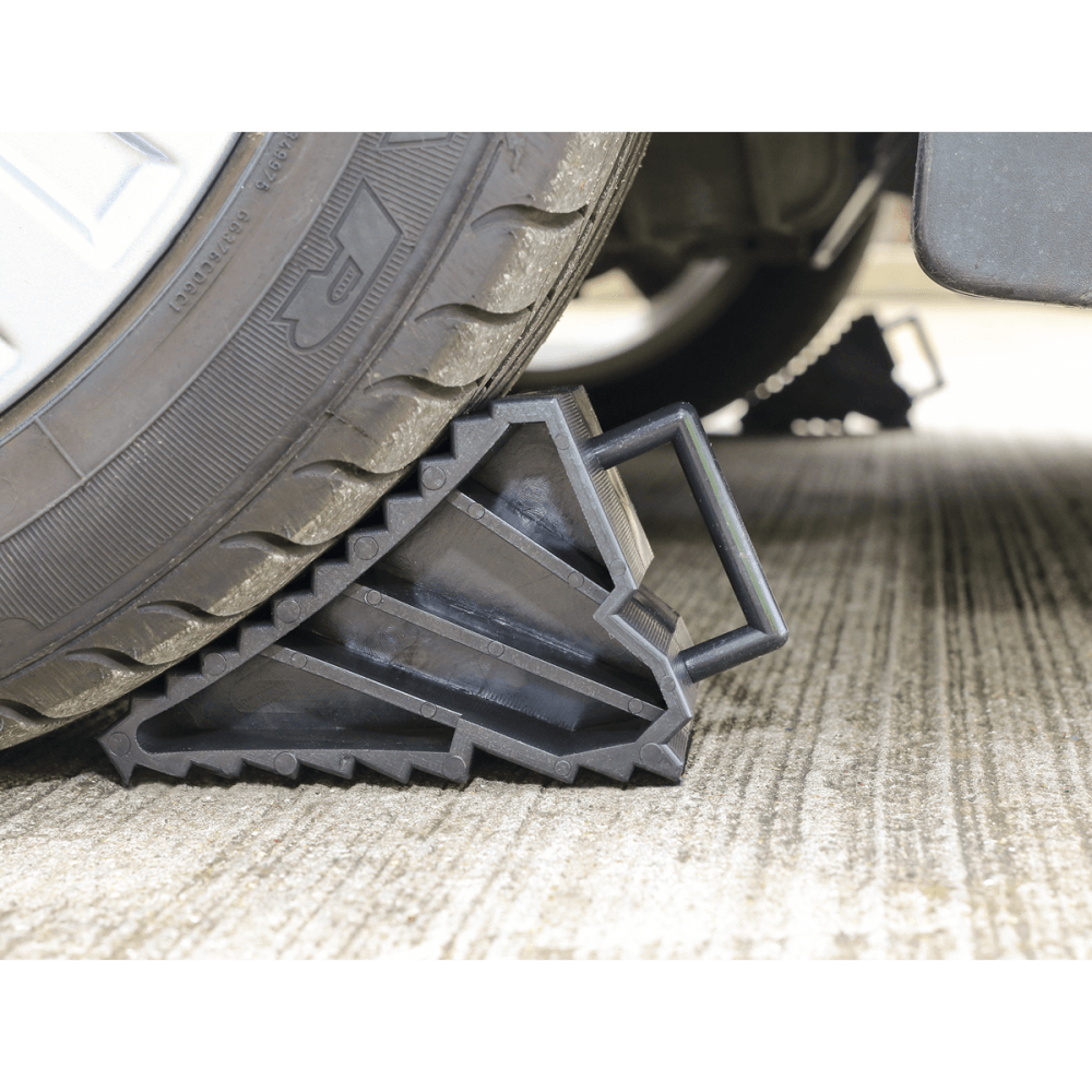 Sealey Composite Wheel Chocks 0.3kg - Pair Model No-WC09
