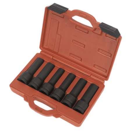 Sealey Impact 12-Point & TRX-Star Female Deep Socket Set 6pc 3/4"Sq Drive Model No-SX099