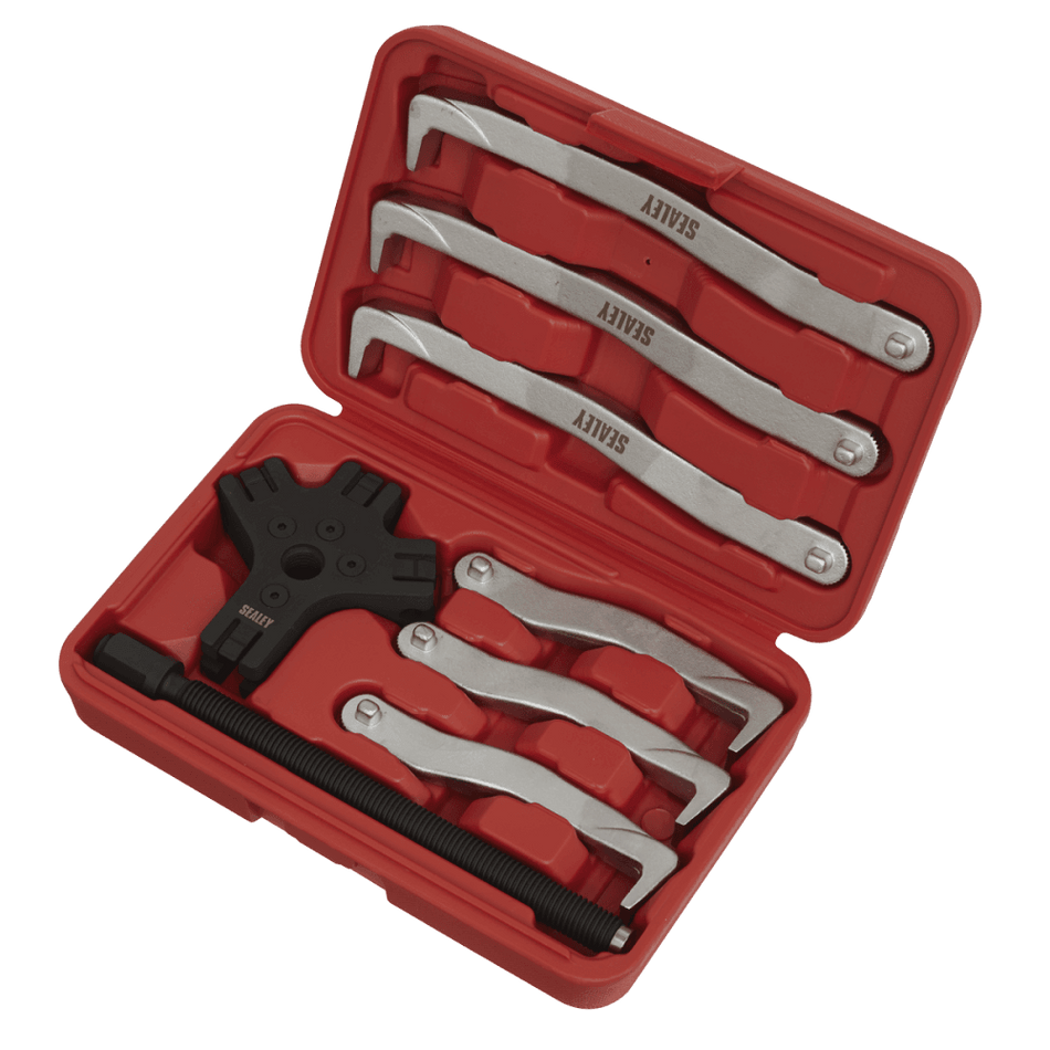 Sealey Fast Action Twin/Triple Leg Reversible Puller Set 8pc 150 & 220mm Model No-VS83