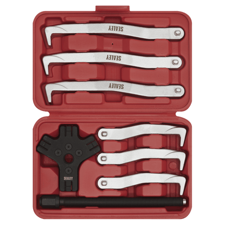 Sealey Fast Action Twin/Triple Leg Reversible Puller Set 8pc 150 & 220mm Model No-VS83
