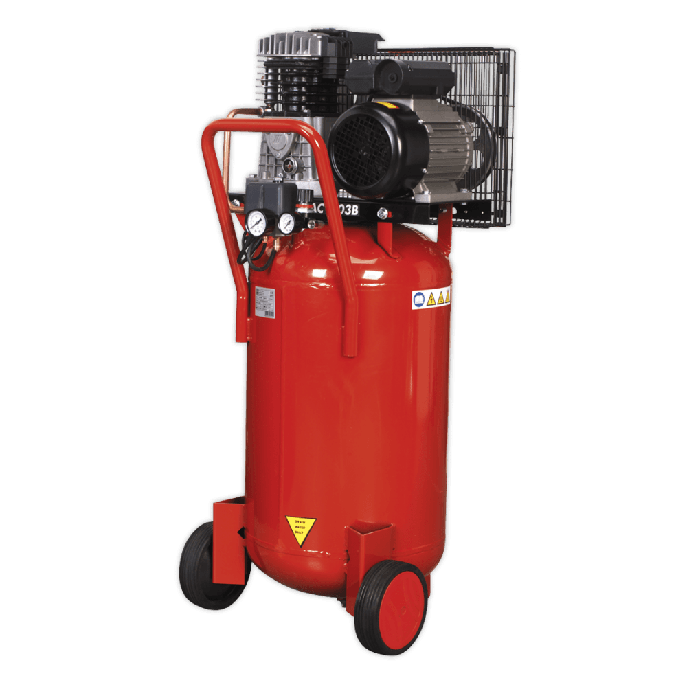 Sealey Compressor 90ltr Vertical Belt Drive 3hp Model No-SAC1903B