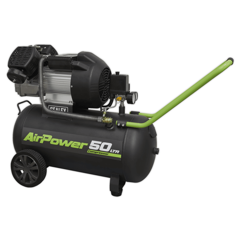 Sealey Compressor 50ltr V-Twin Direct Drive 3hp Model No-SAC5030VE