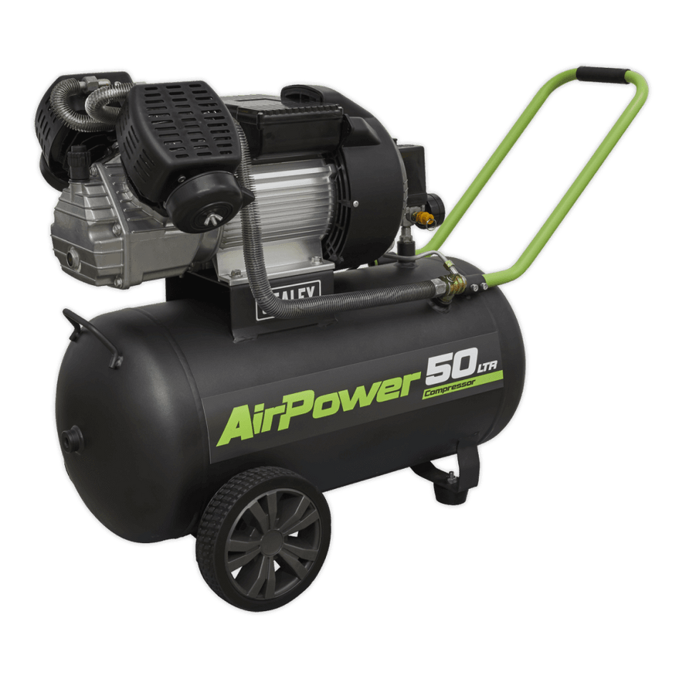 Sealey Compressor 50ltr V-Twin Direct Drive 3hp Model No-SAC5030VE