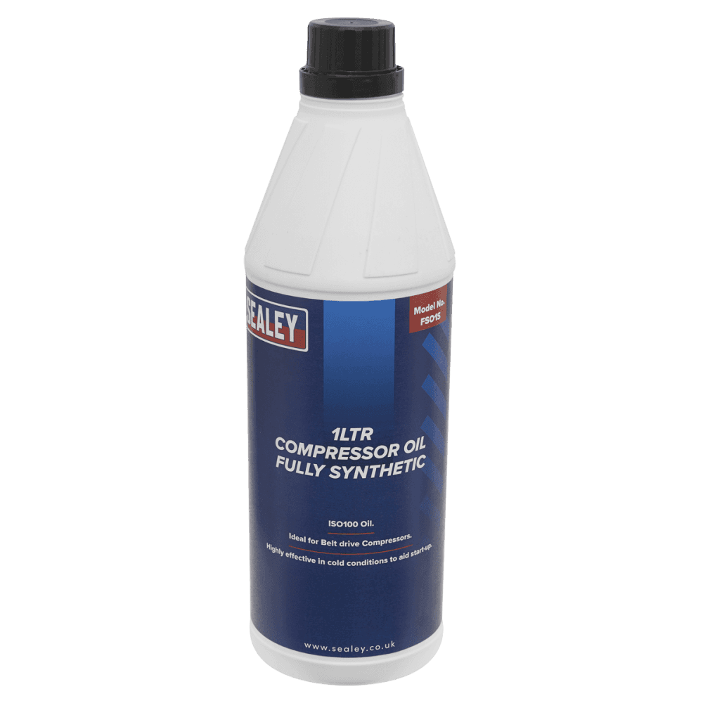 Sealey Compressor Oil Fully Synthetic 1ltr Model No-FSO1S