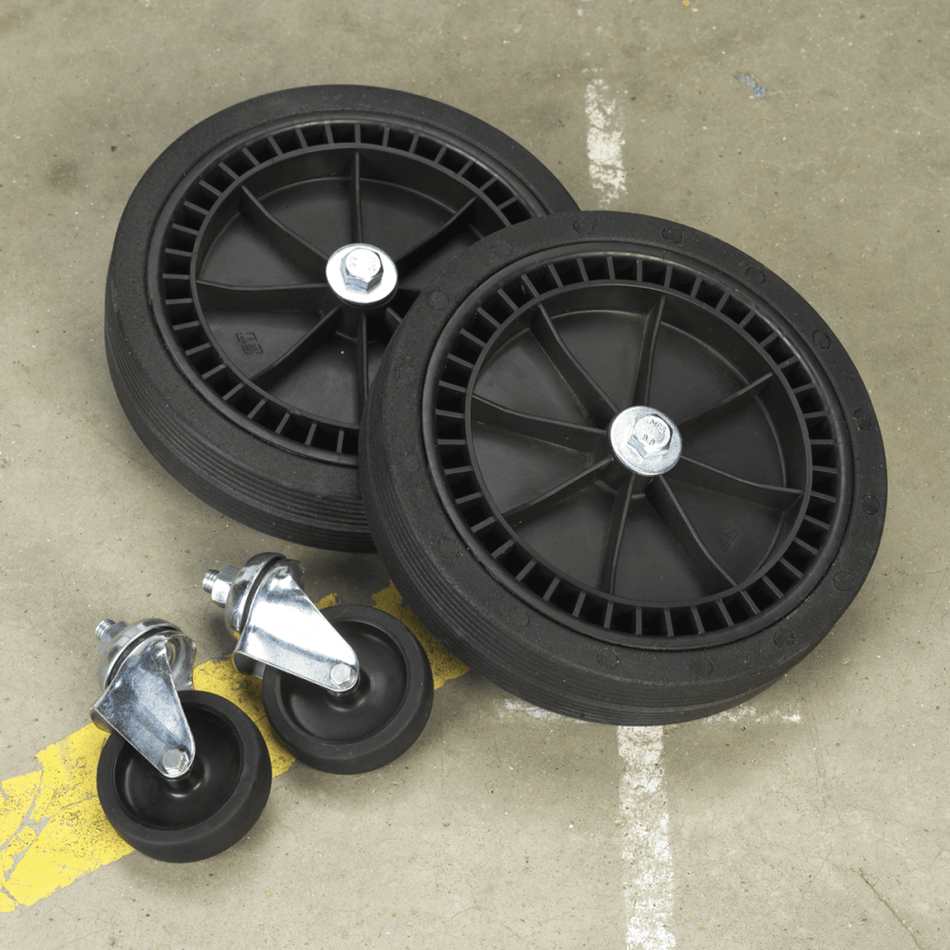 Sealey Wheel Kit for Fixed Compressors - 2 Castors & 2 Fixed Wheels Model No-COMPKIT5