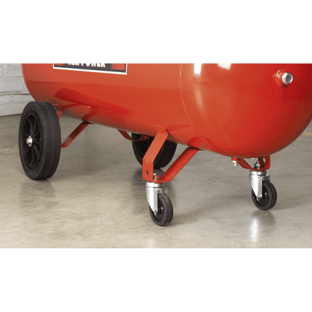 Sealey Wheel Kit for Fixed Compressors - 2 Castors & 2 Fixed Wheels Model No-COMPKIT5