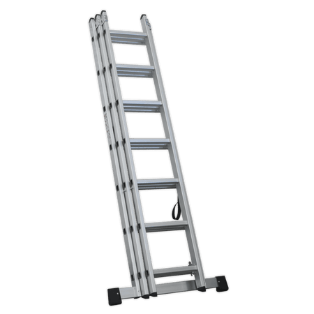 Sealey Aluminium Extension Combination Ladder 3x7 EN 131 Model No-ACL307