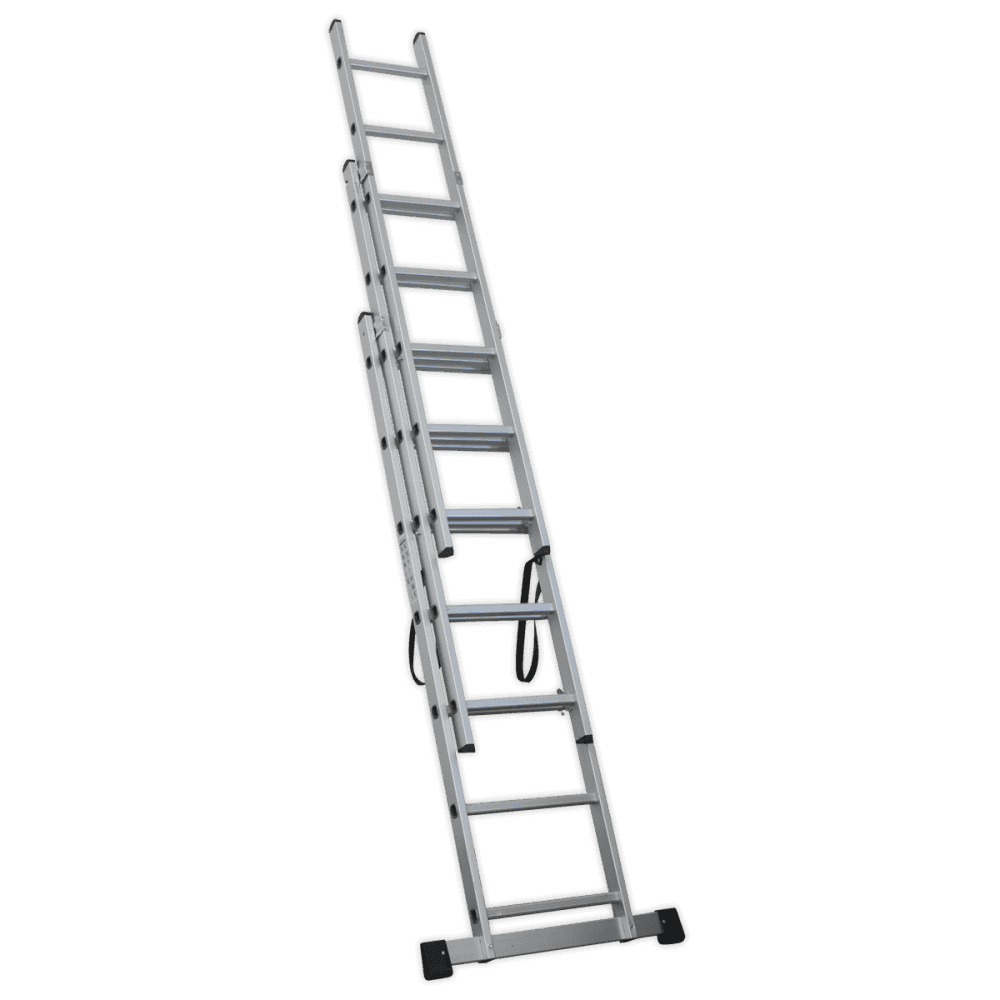 Sealey Aluminium Extension Combination Ladder 3x7 EN 131 Model No-ACL307