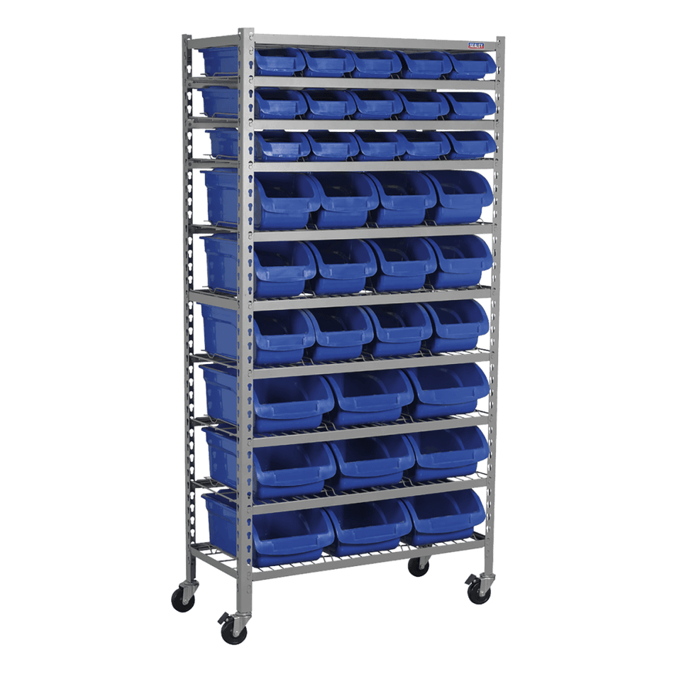 Sealey Mobile Bin Storage System 36 Bins Model No-TPS36