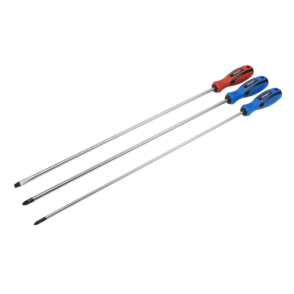 Sealey Screwdriver Set 3pc Extra-Long Model No-S0895