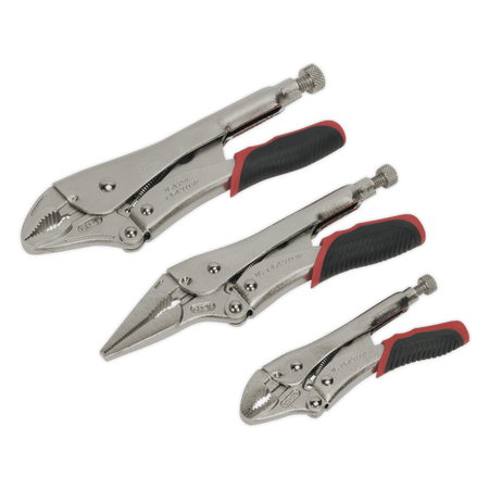 Sealey Locking Pliers Set 3pc Quick Release Model No-AK6863