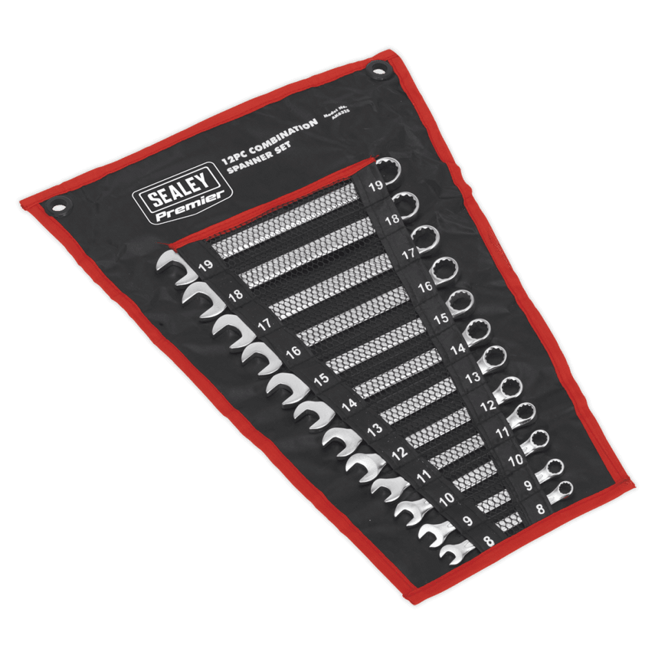 Sealey Combination Spanner Set 12pc Cold Stamped Metric Model No-AK6325