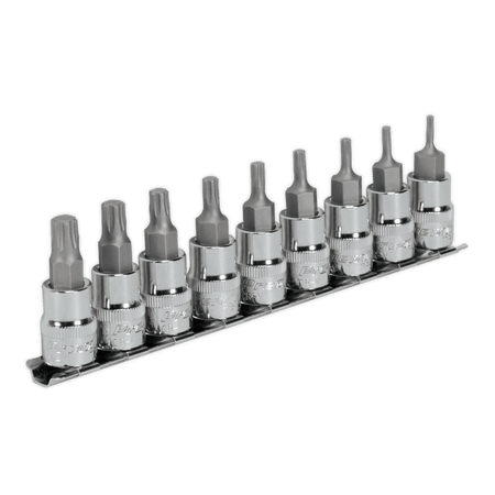 Sealey TRX-P Socket Bit Set 9pc 3/8"Sq Drive 50mm Model No-AK6222