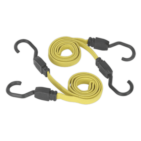 Sealey 910mm Flat Bungee Cord Set 2pc Model No-BCS18