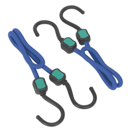 Sealey 460mm Bungee Cord Set 2pc Model No-BCS19