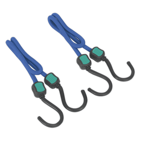 Sealey 460mm Bungee Cord Set 2pc Model No-BCS19