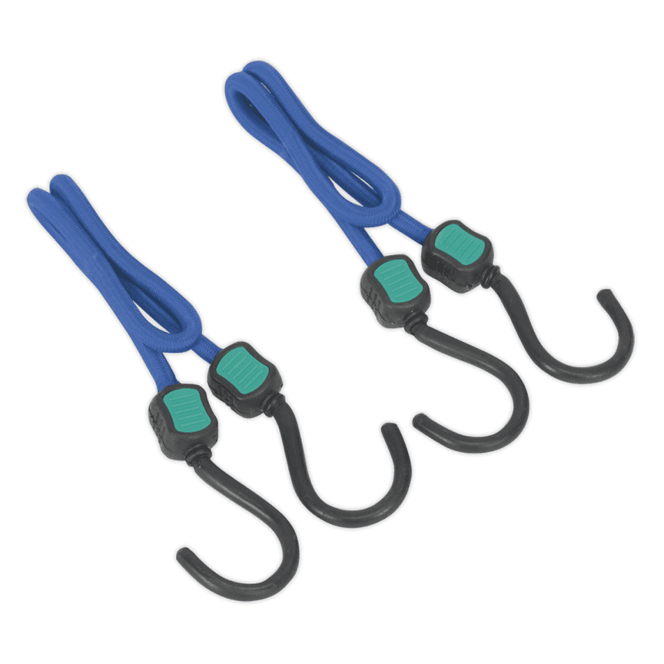 Sealey 460mm Bungee Cord Set 2pc Model No-BCS19