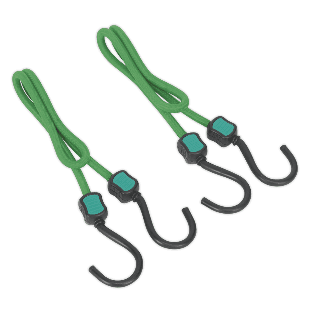 Sealey 610mm Bungee Cord Set 2pc Model No-BCS21
