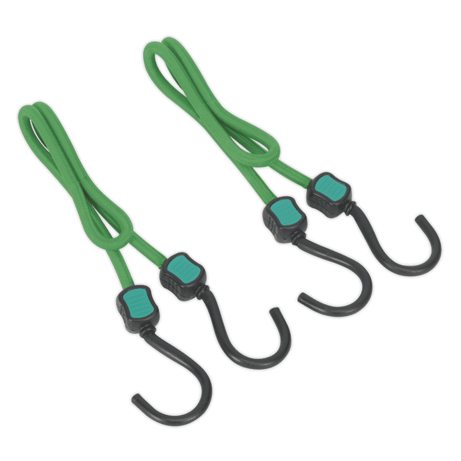 Sealey 610mm Bungee Cord Set 2pc Model No-BCS21
