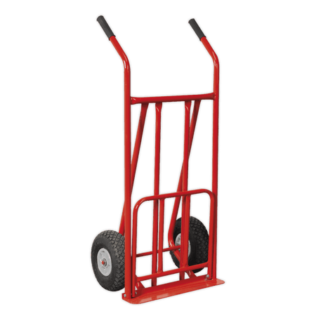 Sealey Sack Truck with Pneumatic Tyres 150kg Foldable Toe Model No-CST800