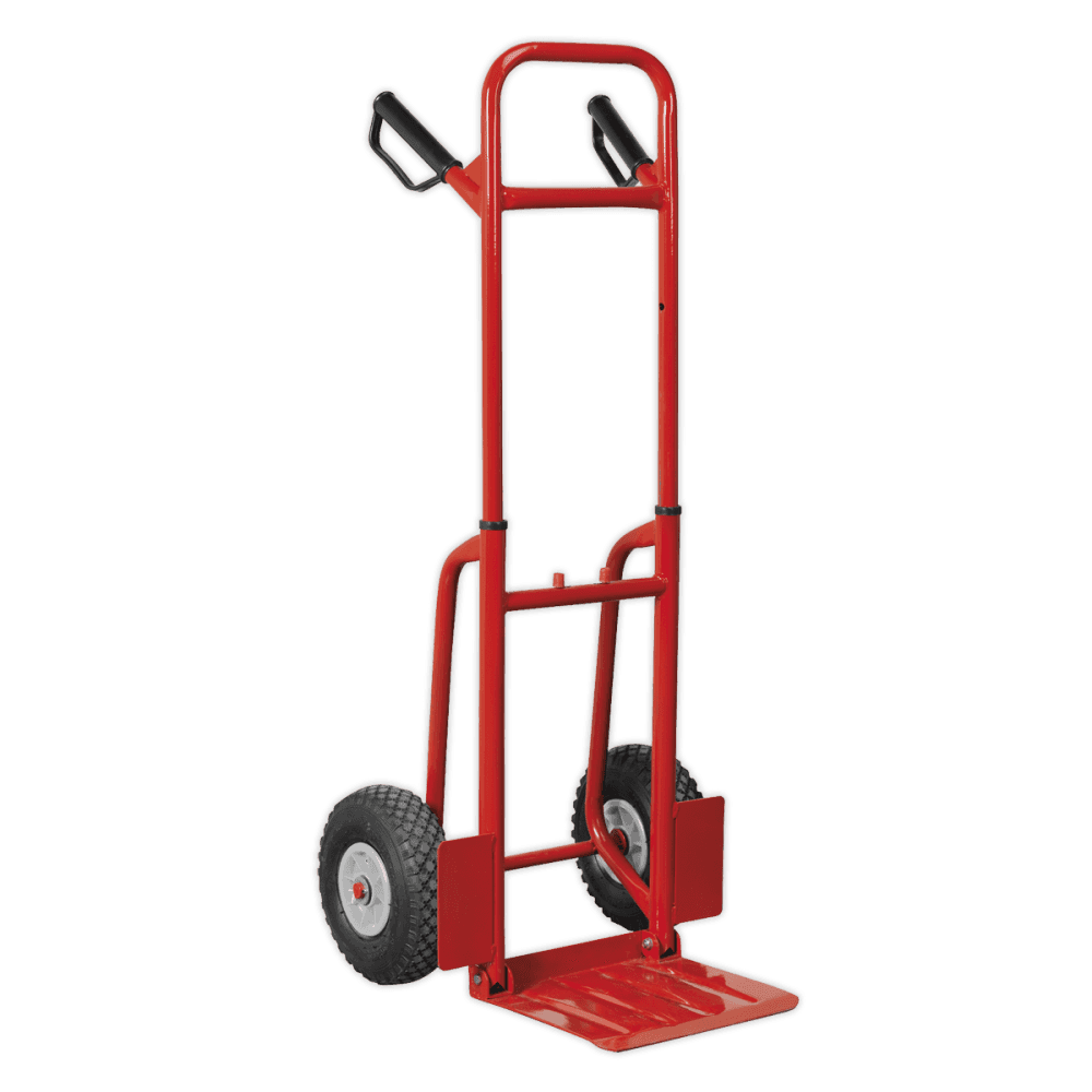 Sealey Sack Truck with Pneumatic Tyres 200kg Folding Model No-CST801