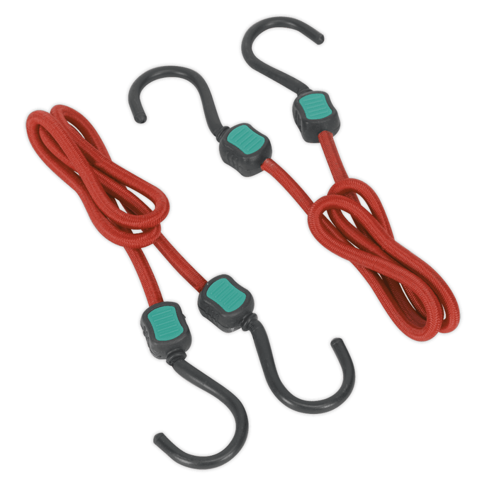 Sealey 760mm Bungee Cord Set 2pc Model No-BCS22