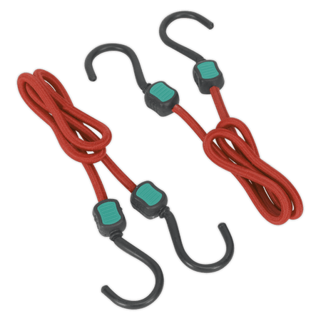Sealey 760mm Bungee Cord Set 2pc Model No-BCS22
