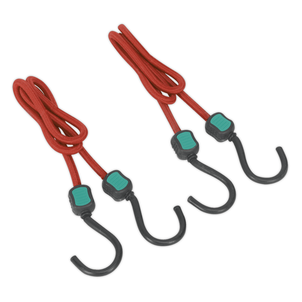 Sealey 760mm Bungee Cord Set 2pc Model No-BCS22