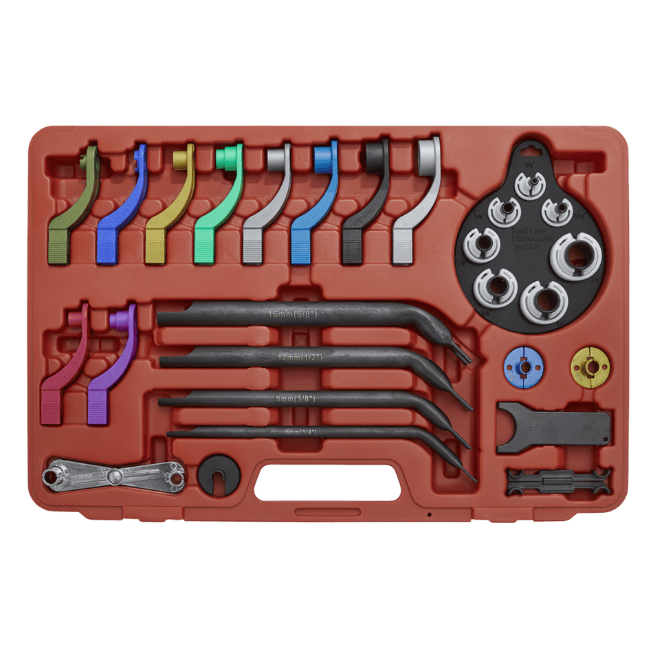 Sealey Fuel & Air Conditioning Disconnection Tool Kit 27pc Model No-VS0557
