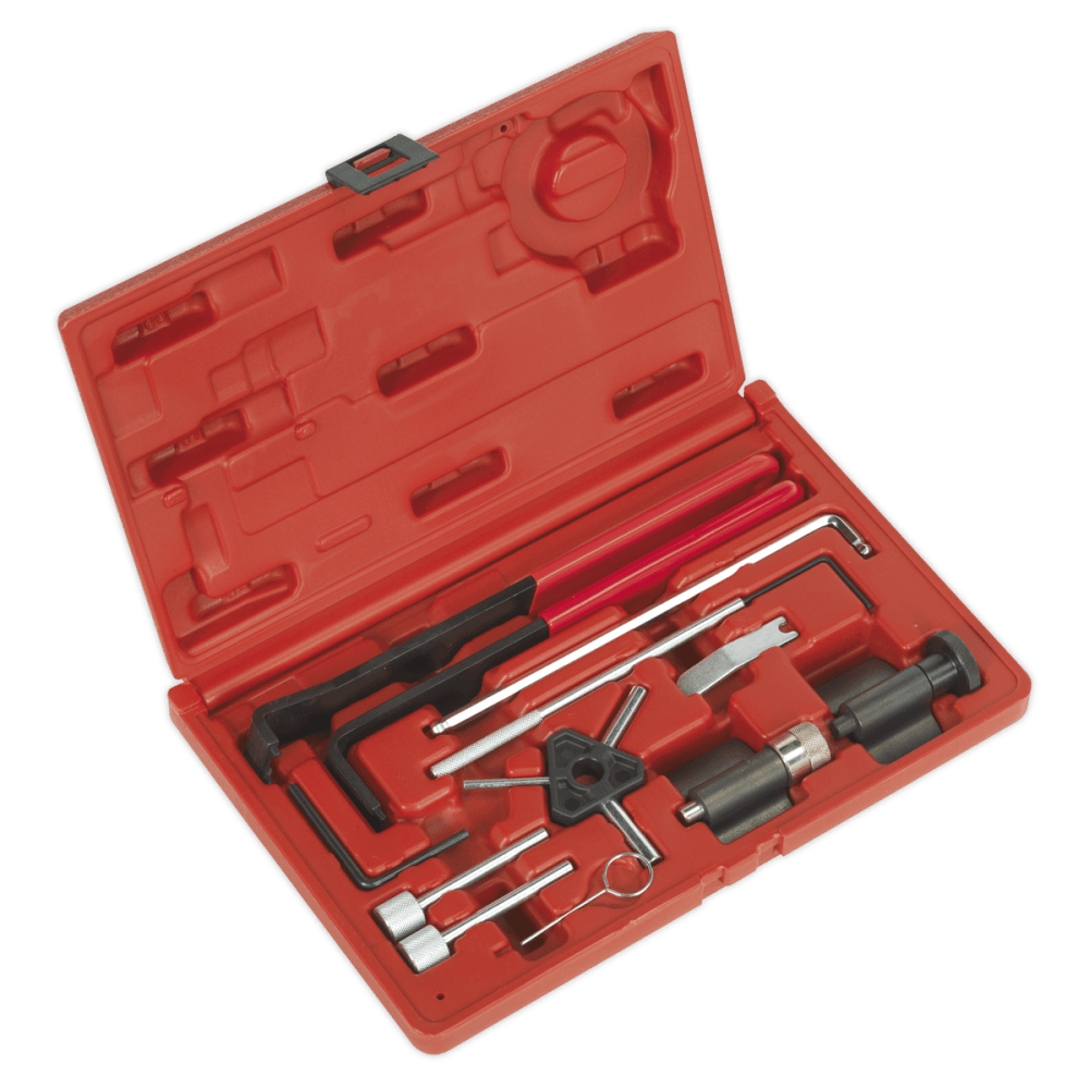 Sealey Diesel Engine Setting/Locking Kit - VAG, Dodge, Ford, Mitsubishi - 1.2D, 1.4D, 1.6D, 1.9D, 2.0D TDi PD/CR - Belt Drive Model No-VSE5951