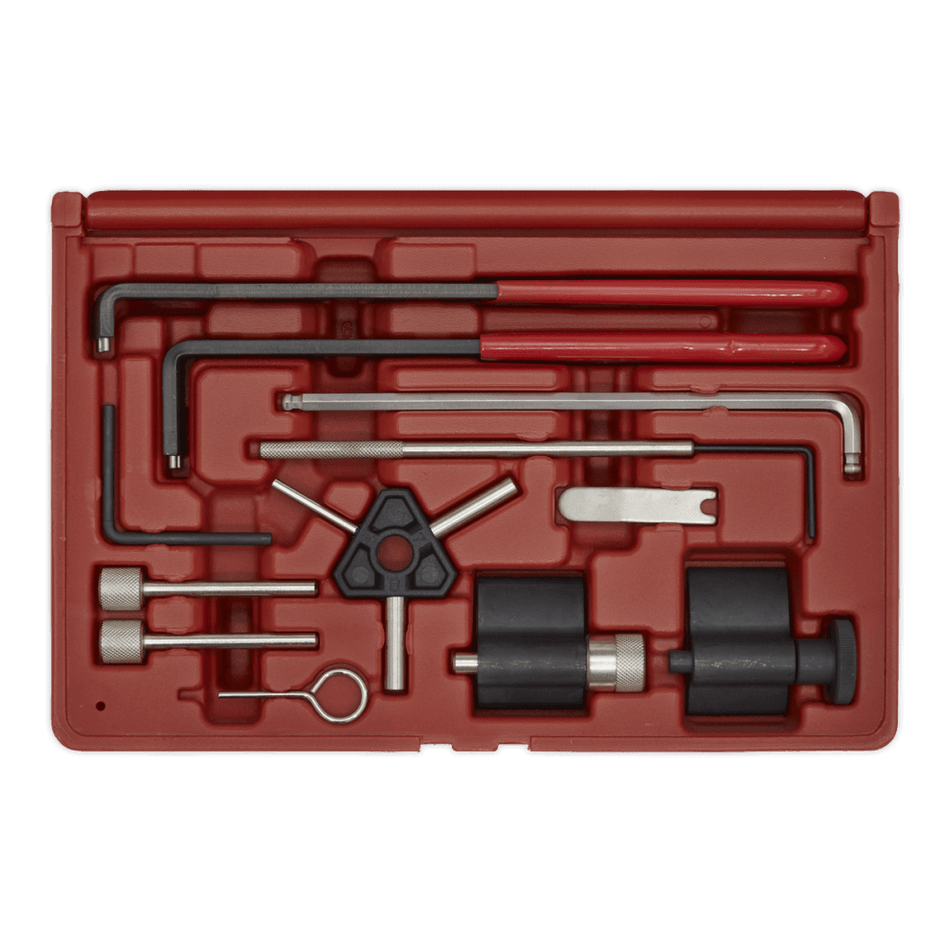 Sealey Diesel Engine Setting/Locking Kit - VAG, Dodge, Ford, Mitsubishi - 1.2D, 1.4D, 1.6D, 1.9D, 2.0D TDi PD/CR - Belt Drive Model No-VSE5951