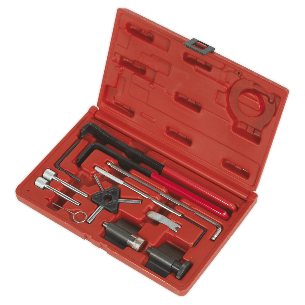 Sealey Diesel Engine Setting/Locking Kit - VAG, Dodge, Ford, Mitsubishi - 1.2D, 1.4D, 1.6D, 1.9D, 2.0D TDi PD/CR - Belt Drive Model No-VSE5951