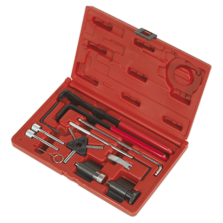 Sealey Diesel Engine Setting/Locking Kit - VAG, Dodge, Ford, Mitsubishi - 1.2D, 1.4D, 1.6D, 1.9D, 2.0D TDi PD/CR - Belt Drive Model No-VSE5951