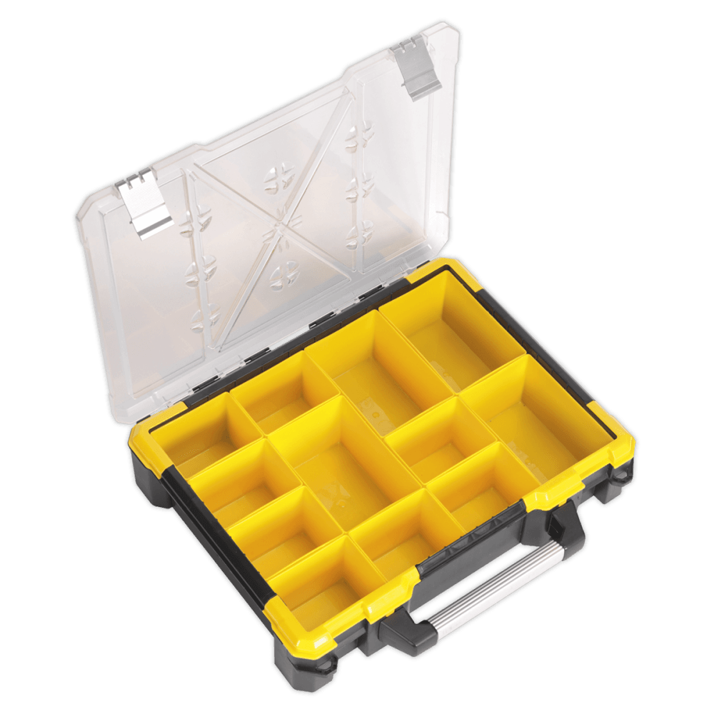 Sealey Parts Storage Case with 12 Removable Compartments Model No-APAS12R