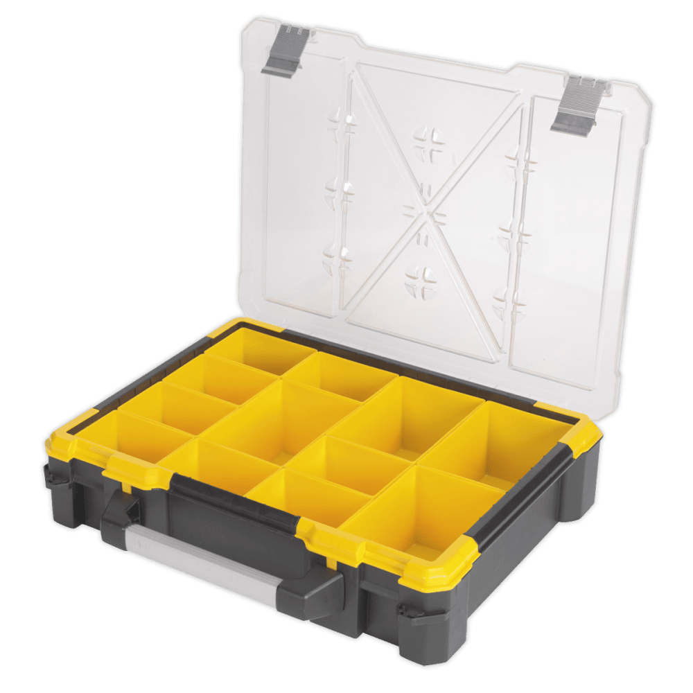 Sealey Parts Storage Case with 12 Removable Compartments Model No-APAS12R
