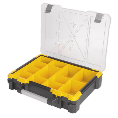 Sealey Parts Storage Case with 12 Removable Compartments Model No-APAS12R