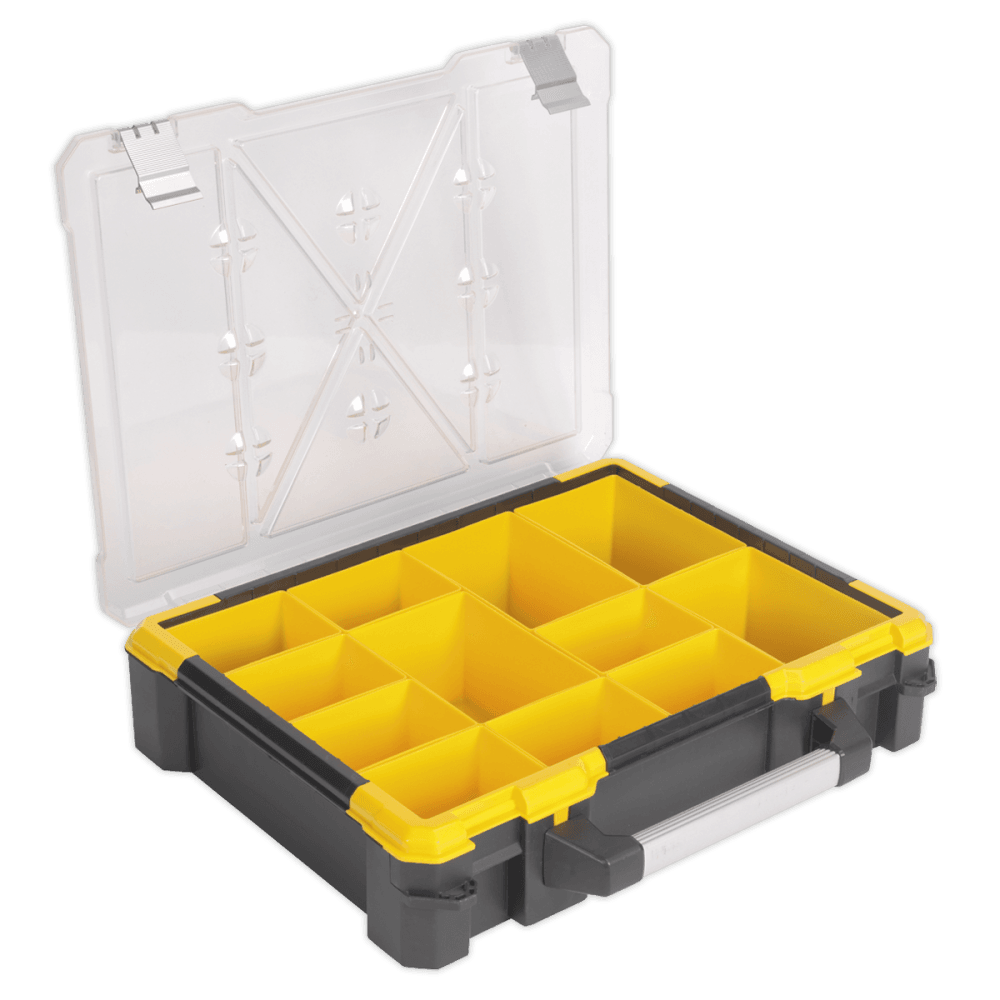 Sealey Parts Storage Case with 12 Removable Compartments Model No-APAS12R