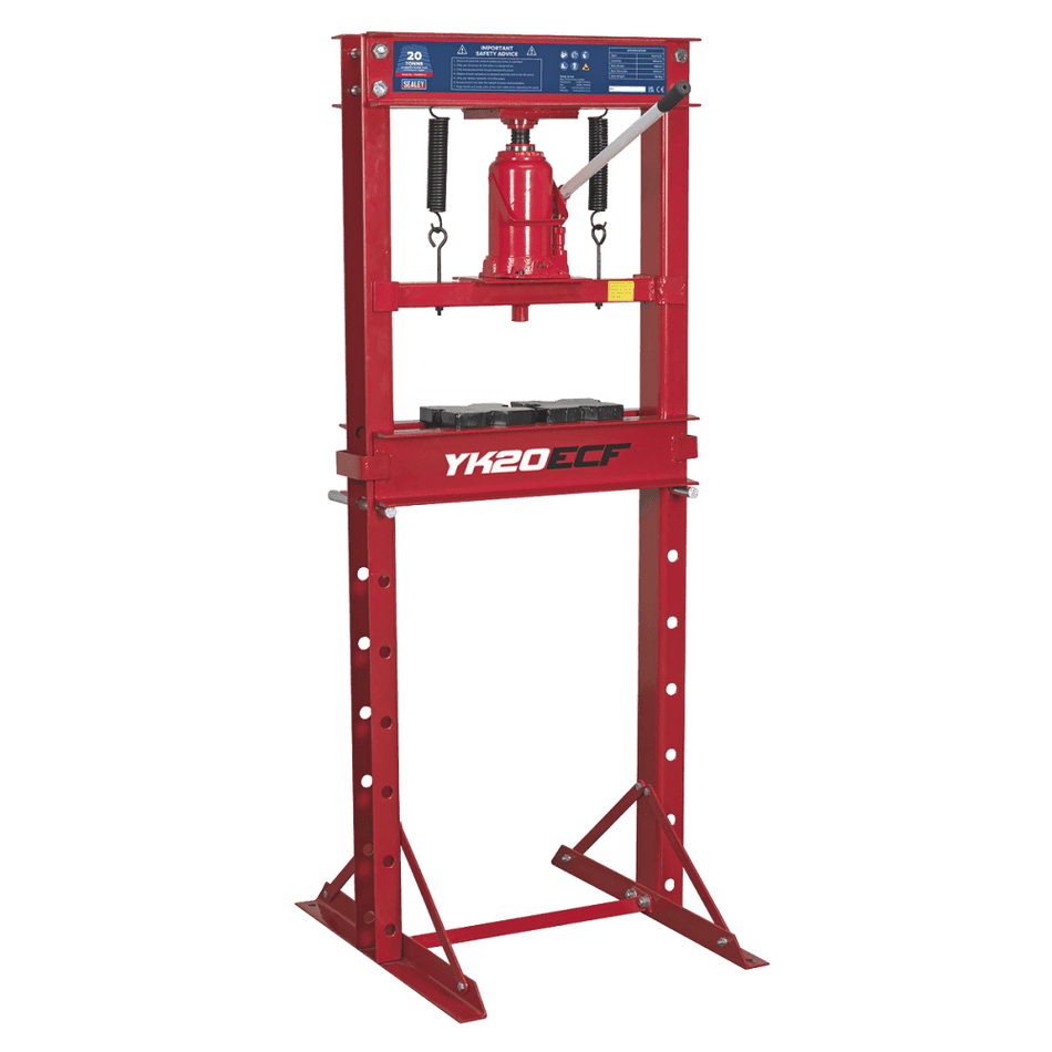 Sealey Hydraulic Press 20tonne Economy Floor Type Model No-YK20ECF