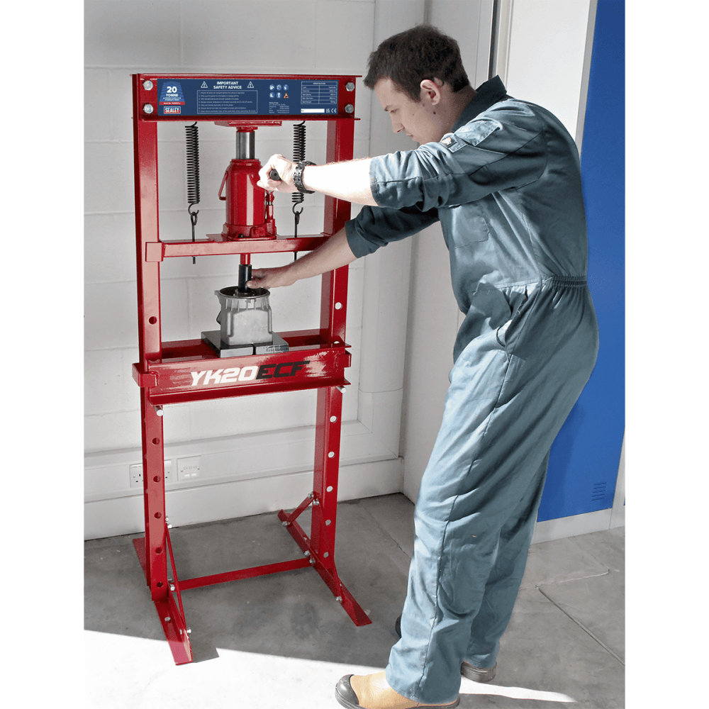 Sealey Hydraulic Press 20tonne Economy Floor Type Model No-YK20ECF