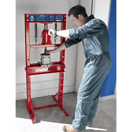 Sealey Hydraulic Press 20tonne Economy Floor Type Model No-YK20ECF