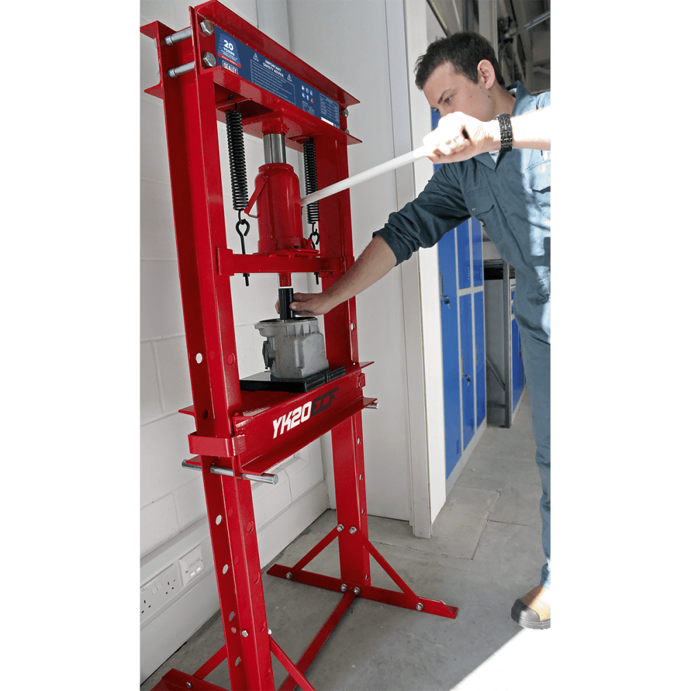 Sealey Hydraulic Press 20tonne Economy Floor Type Model No-YK20ECF