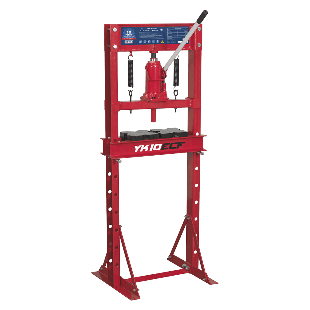 Sealey Hydraulic Press 10tonne Economy Floor Type Model No-YK10ECF