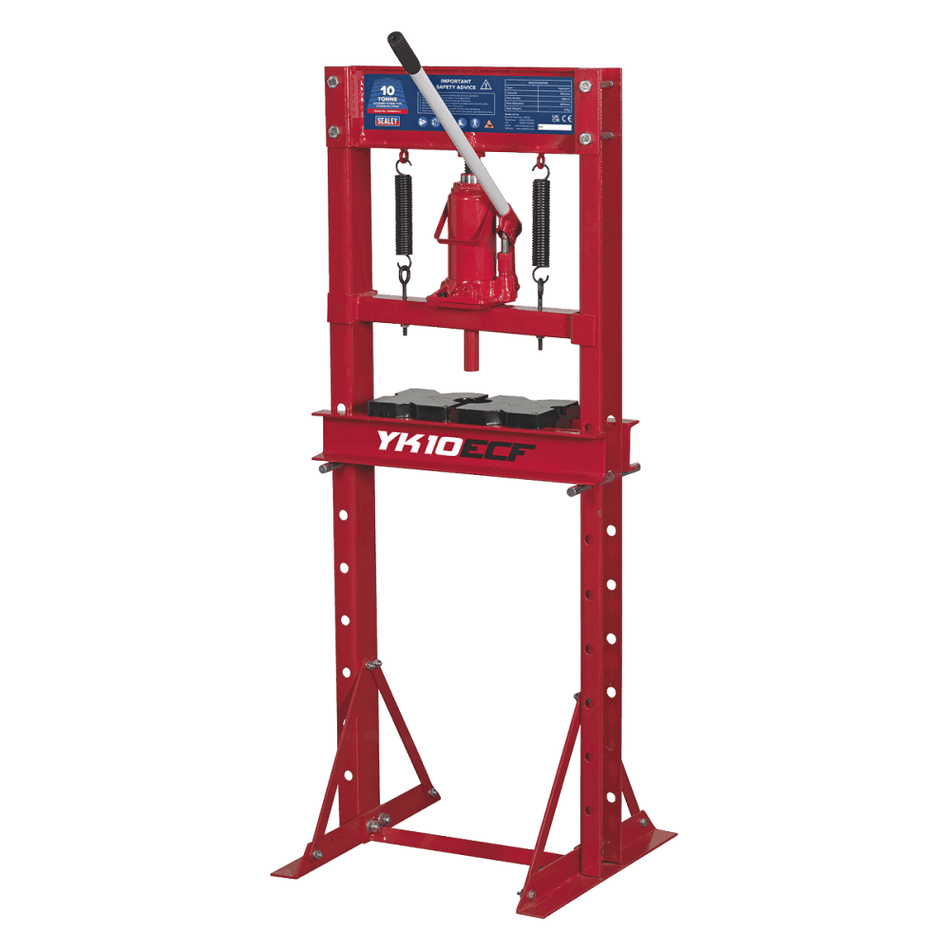 Sealey Hydraulic Press 10tonne Economy Floor Type Model No-YK10ECF
