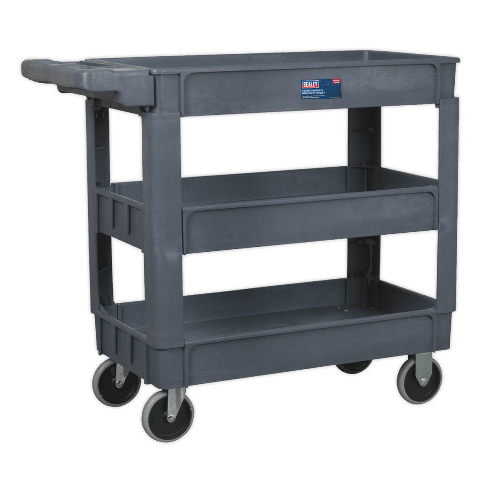 Sealey Trolley 3-Level Composite Heavy-Duty Model No-CX203
